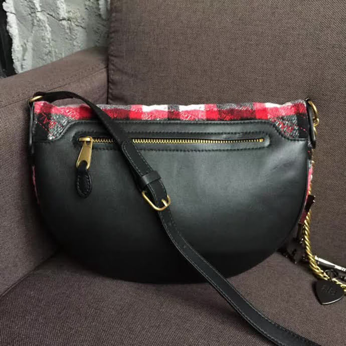 BALENCIAG巴黎世家 半月腰包 進口絨布 滿飾Balenciaga標識提花  BL1809